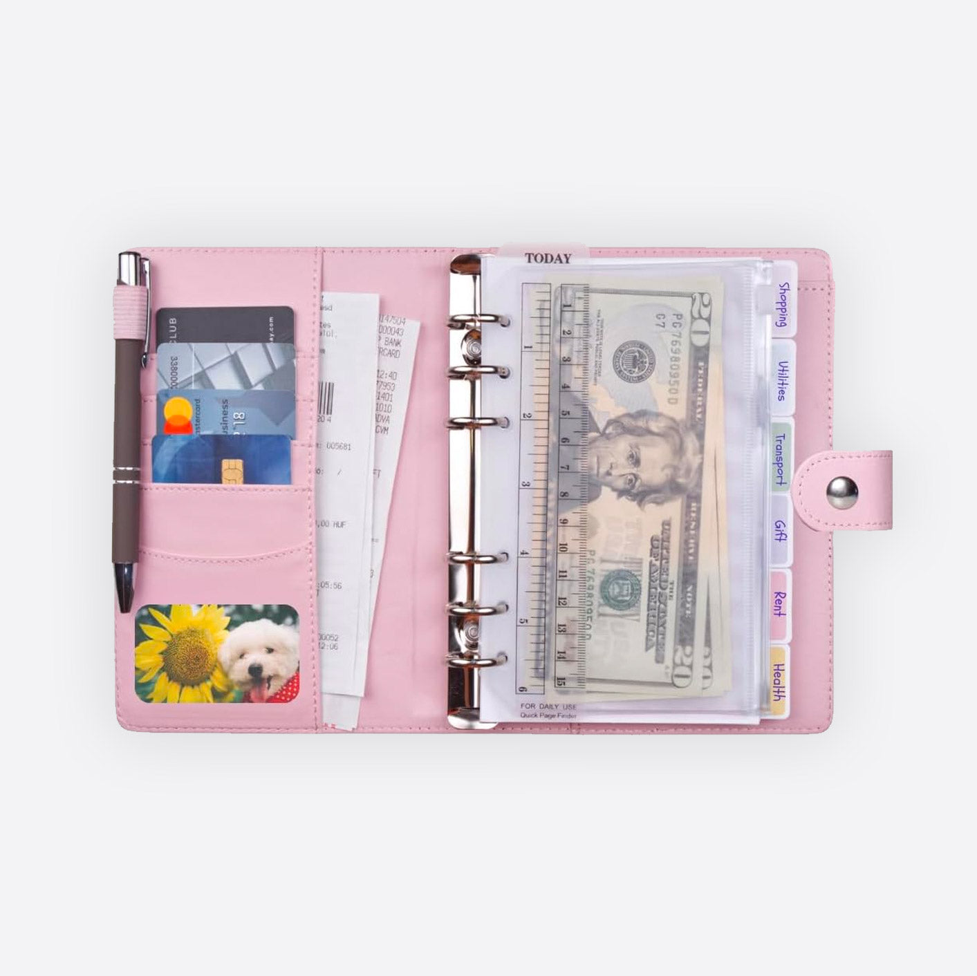 Multi-pockets Loose-Leaf Binder